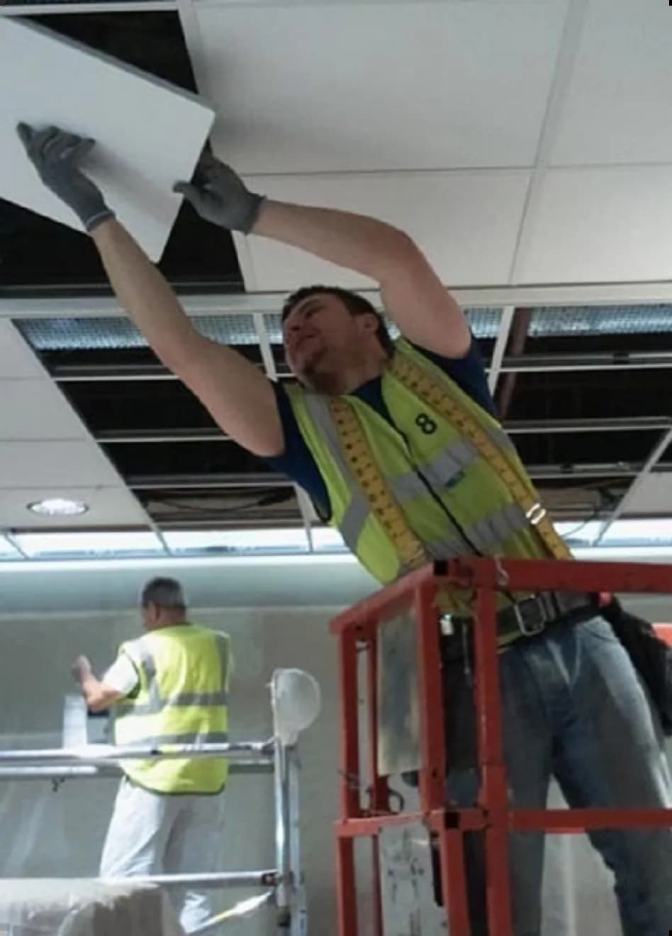 Modern ceiling, partition, and decor installations by LAPPSCO